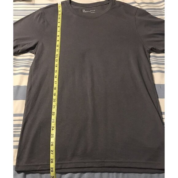 5 for $25 Under Armour Short Sleeve Camp Tee I WILL T-Shirt Gray Size Small - Picture 5 of 12